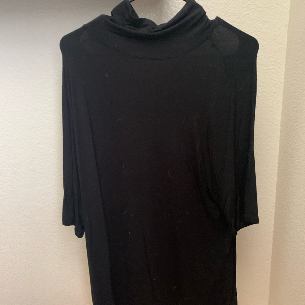 Turtle neck black tunic
